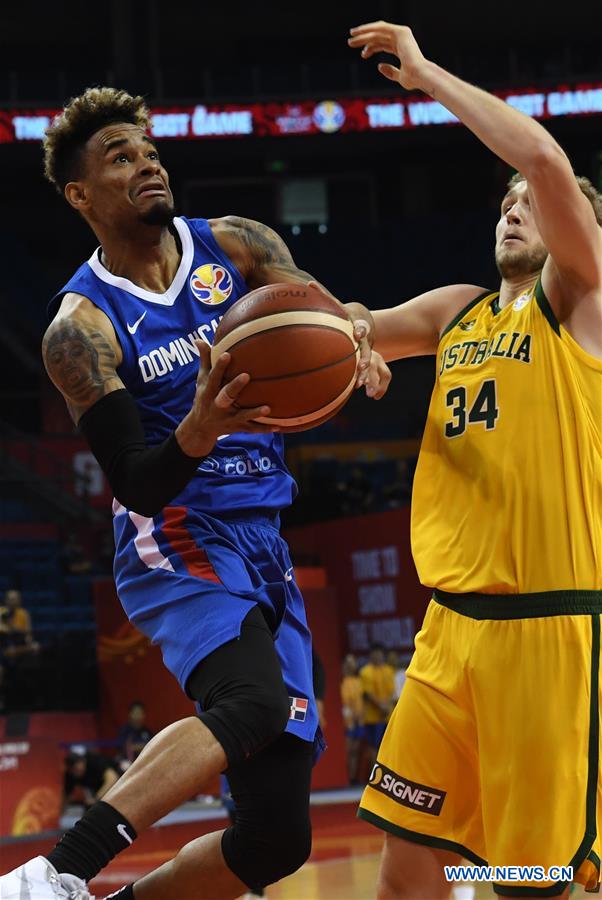 (SP)CHINA-NANJING-BASKETBALL-FIBA WORLD CUP-GROUP L-AUSTRALIA VS DOMINICAN REPUBLIC (CN)