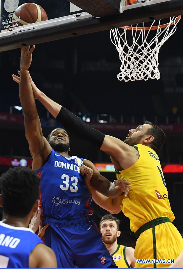 (SP)CHINA-NANJING-BASKETBALL-FIBA WORLD CUP-GROUP L-AUSTRALIA VS DOMINICAN REPUBLIC (CN)