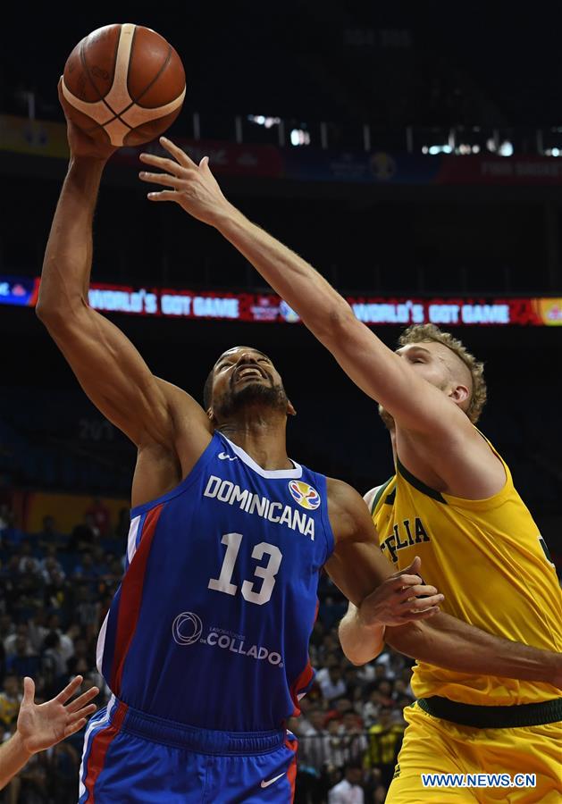 (SP)CHINA-NANJING-BASKETBALL-FIBA WORLD CUP-GROUP L-AUSTRALIA VS DOMINICAN REPUBLIC (CN)