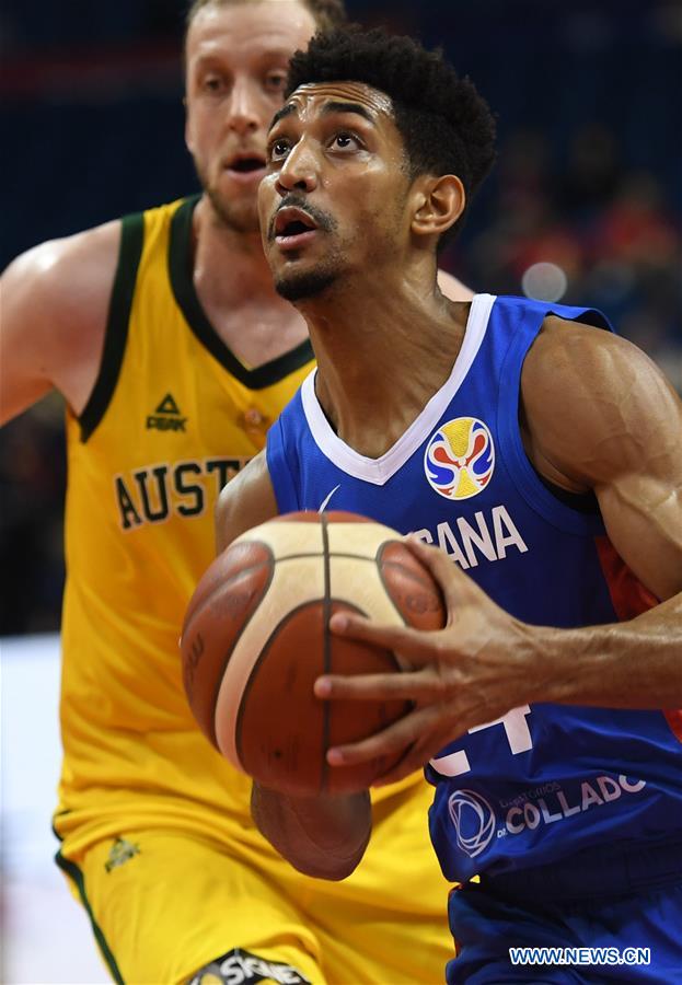 (SP)CHINA-NANJING-BASKETBALL-FIBA WORLD CUP-GROUP L-AUS VS DOM(CN)
