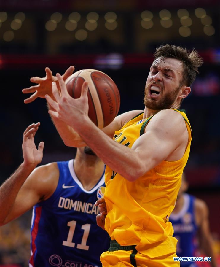 (SP)CHINA-NANJING-BASKETBALL-FIBA WORLD CUP-GROUP L-AUSTRALIA VS DOMINICAN REPUBLIC (CN)