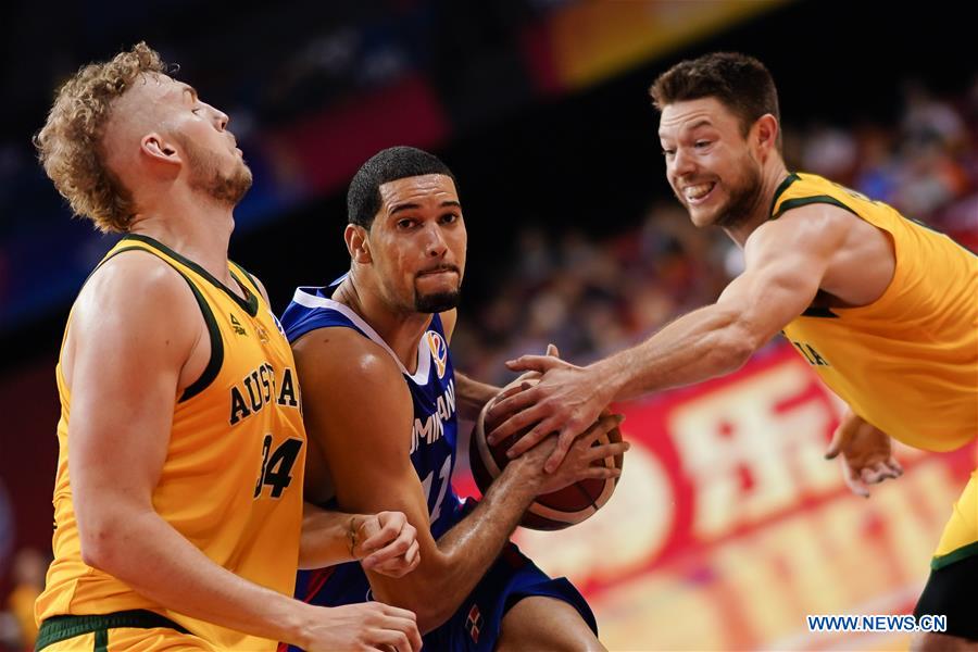 (SP)CHINA-NANJING-BASKETBALL-FIBA WORLD CUP-GROUP L-AUSTRALIA VS DOMINICAN REPUBLIC (CN)