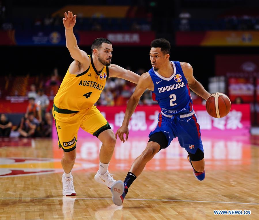 (SP)CHINA-NANJING-BASKETBALL-FIBA WORLD CUP-GROUP L-AUSTRALIA VS DOMINICAN REPUBLIC (CN)