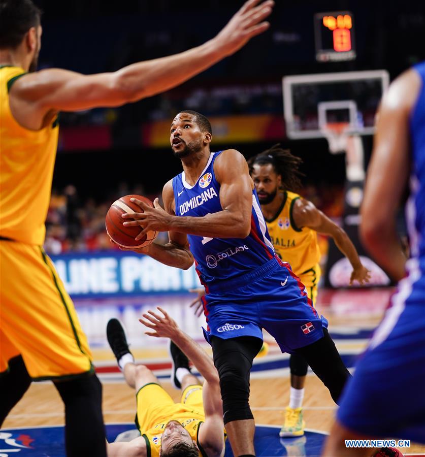 (SP)CHINA-NANJING-BASKETBALL-FIBA WORLD CUP-GROUP L-AUSTRALIA VS DOMINICAN REPUBLIC (CN)