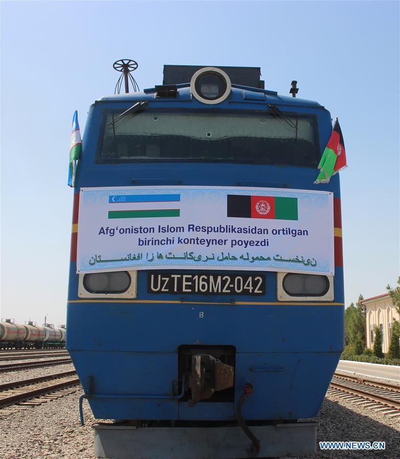 AFGHANISTAN-BALKH-CARGO TRAIN-CHINA