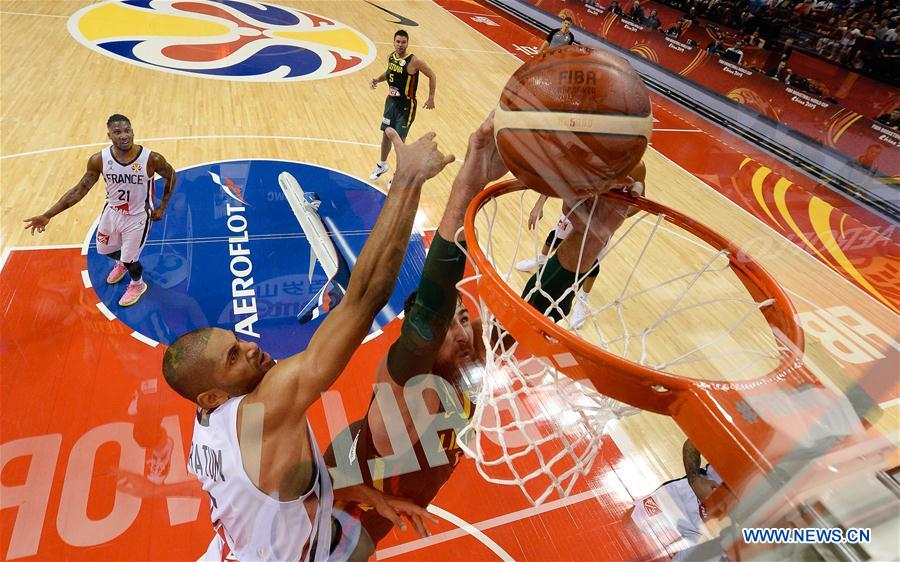 (SP)CHINA-NANJING-BASKETBALL-FIBA WORLD CUP-GROUP L-FRA VS LTU(CN)
