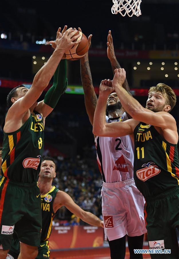 (SP)CHINA-NANJING-BASKETBALL-FIBA WORLD CUP-GROUP L-FRA VS LTU(CN)