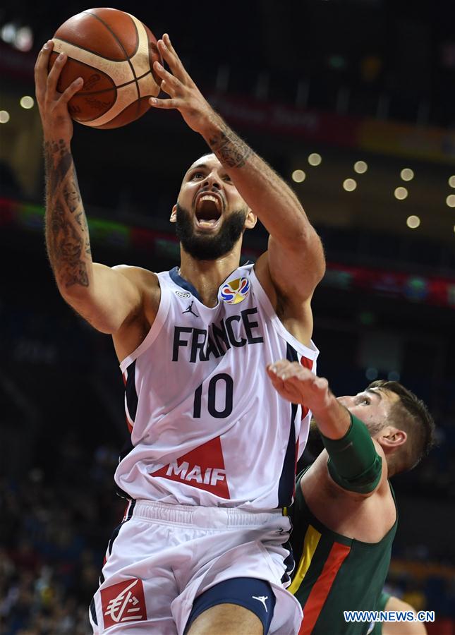 (SP)CHINA-NANJING-BASKETBALL-FIBA WORLD CUP-GROUP L-FRA VS LTU(CN)