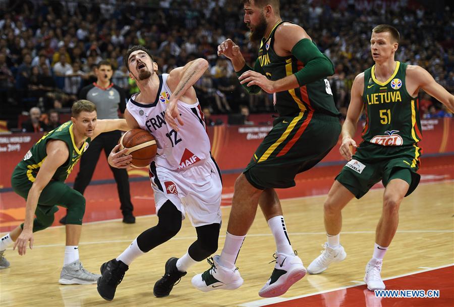 (SP)CHINA-NANJING-BASKETBALL-FIBA WORLD CUP-GROUP L-FRA VS LTU(CN)