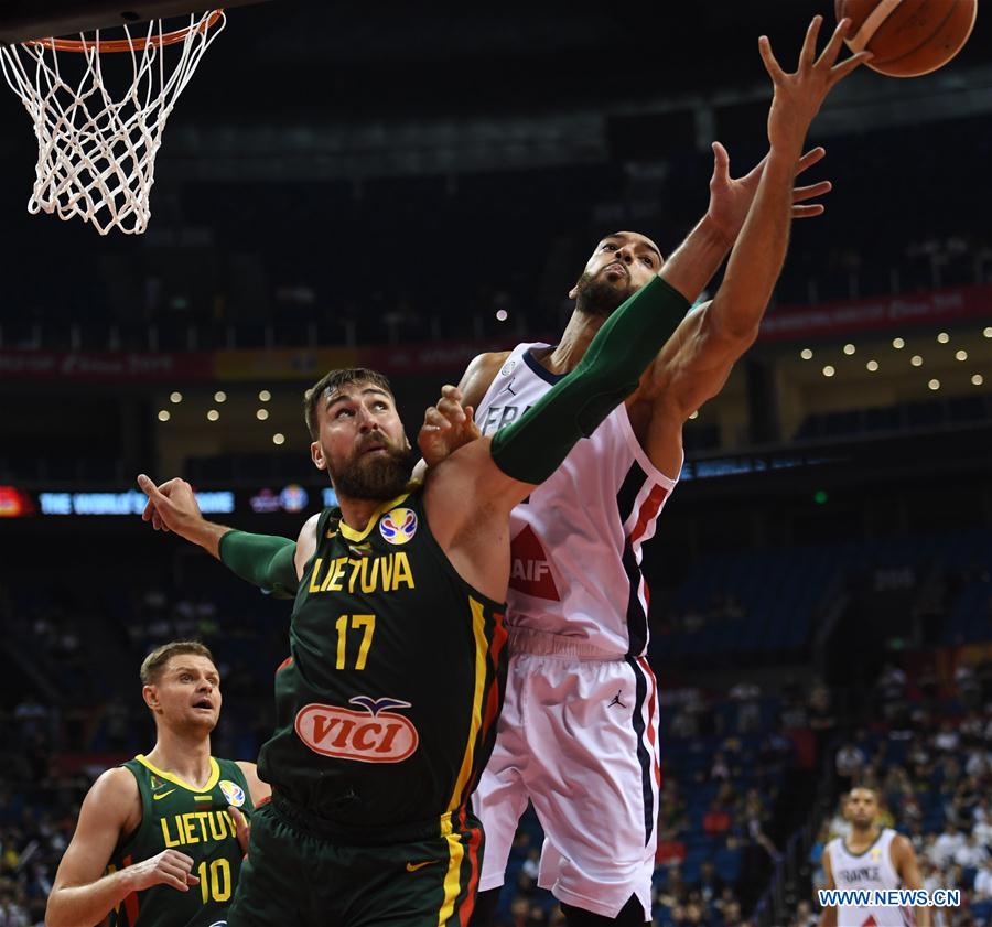 (SP)CHINA-NANJING-BASKETBALL-FIBA WORLD CUP-GROUP L-FRA VS LTU(CN)