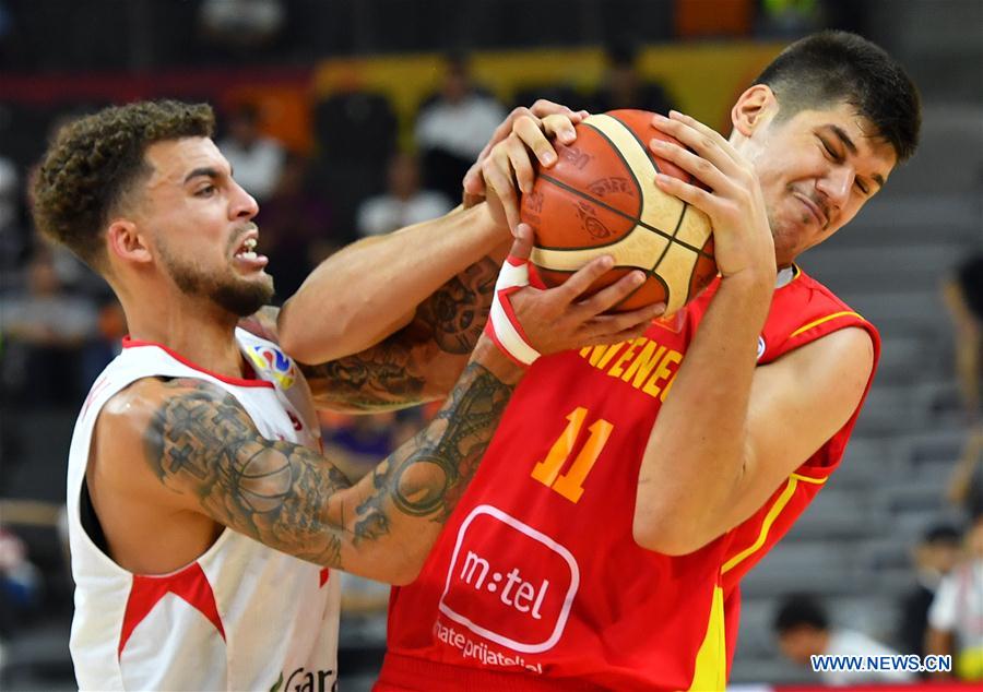 (SP)CHINA-DONGGUAN-BASKETBALL-FIBA WORLD CUP-GROUP O-TUR VS MNE(CN)