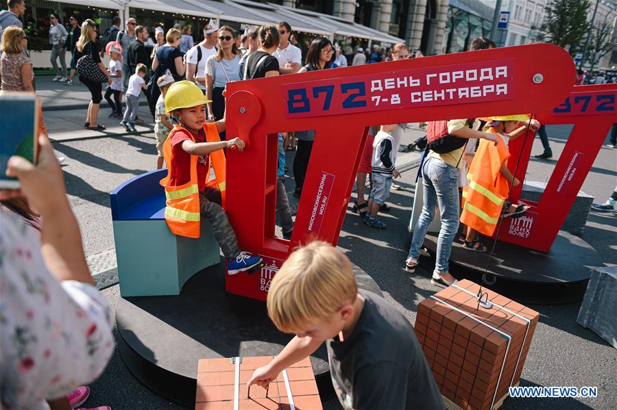 RUSSIA-MOSCOW-CITY DAY-CELEBRATIONS