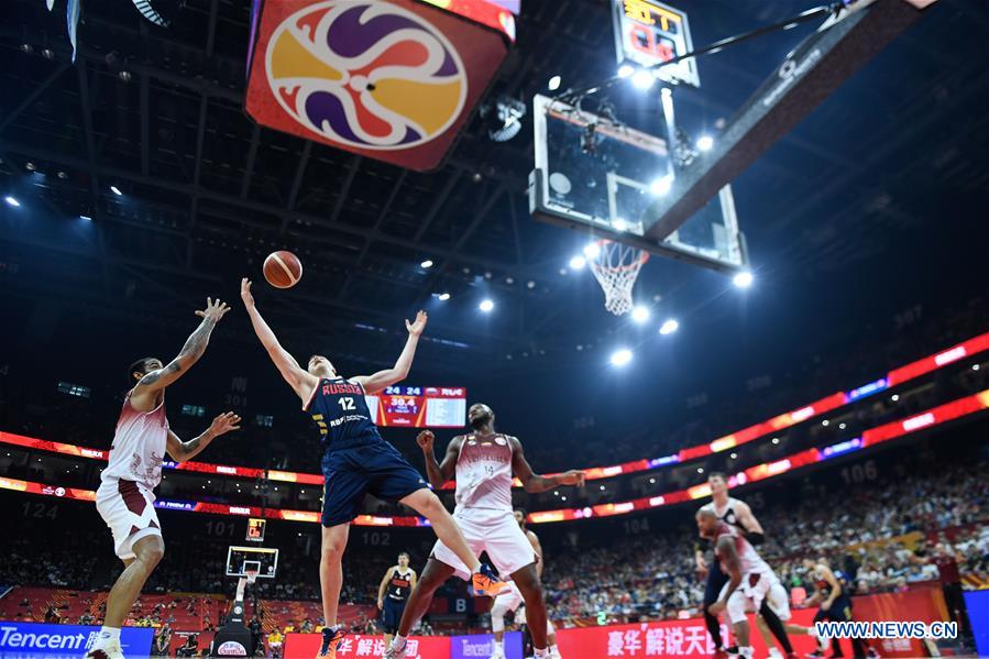 (SP)CHINA-FOSHAN-BASKETBALL-FIBA WORLD CUP-GROUP I-VEN VS RUS(CN)