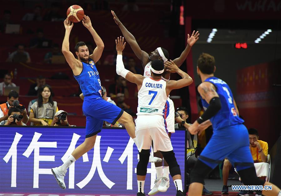 (SP)CHINA-WUHAN-BASKETBALL-FIBA WORLD CUP-GROUP J-PUR VS ITA(CN)