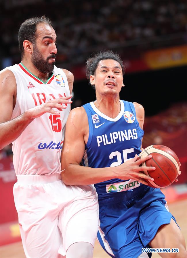 (SP)CHINA-BEIJING-BASKETBALL-FIBA WORLD CUP-GROUP N-IRI VS PHI (CN)
