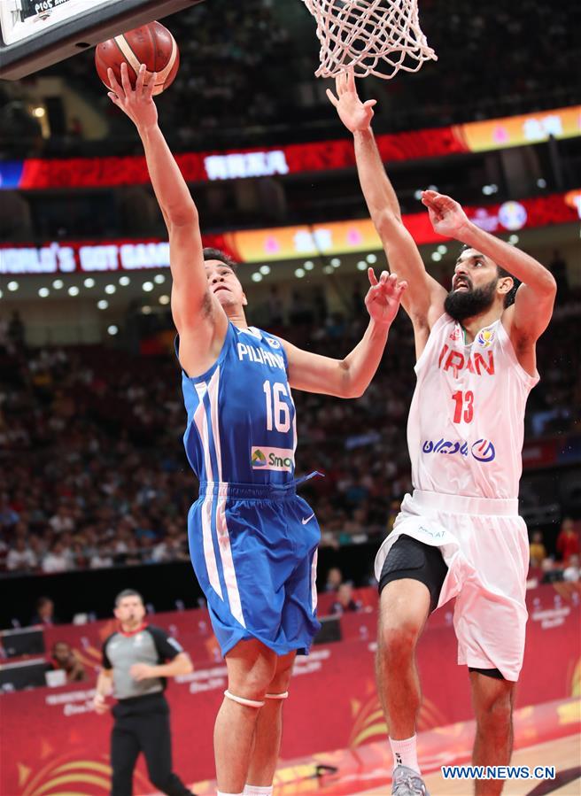 (SP)CHINA-BEIJING-BASKETBALL-FIBA WORLD CUP-GROUP N-IRI VS PHI (CN)