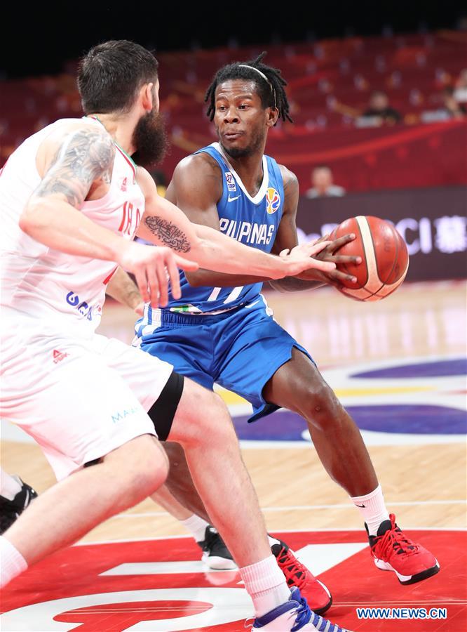 (SP)CHINA-BEIJING-BASKETBALL-FIBA WORLD CUP-GROUP N-IRI VS PHI (CN)