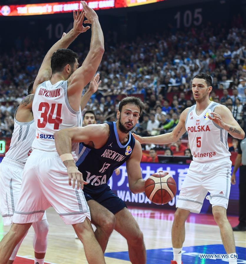 (SP)CHINA-FOSHAN-BASKETBALL-FIBA WORLD CUP-GROUP I-POL VS ARG(CN)