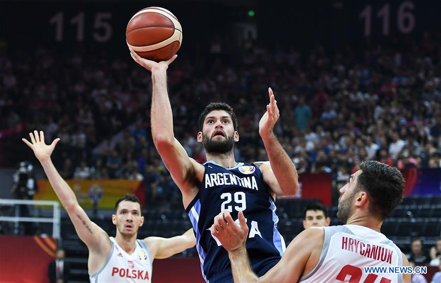 (SP)CHINA-FOSHAN-BASKETBALL-FIBA WORLD CUP-GROUP I-POL VS ARG(CN)