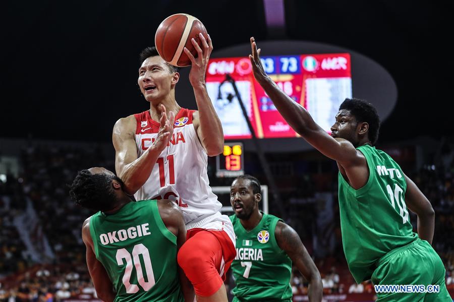 (SP)CHINA-GUANGZHOU-BASKETBALL-FIBA WORLD CUP-GROUP M-CHN VS NGR(CN)