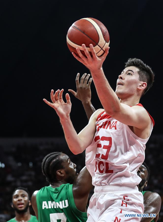 (SP)CHINA-GUANGZHOU-BASKETBALL-FIBA WORLD CUP-GROUP M-CHN VS NGR(CN)