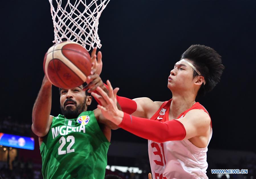 (SP)CHINA-GUANGZHOU-BASKETBALL-FIBA WORLD CUP-GROUP M-CHN VS NGR(CN)