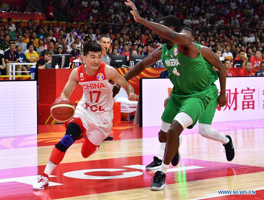 (SP)CHINA-GUANGZHOU-BASKETBALL-FIBA WORLD CUP-GROUP M-CHN VS NGR(CN)