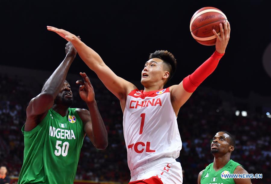 (SP)CHINA-GUANGZHOU-BASKETBALL-FIBA WORLD CUP-GROUP M-CHN VS NGR(CN)
