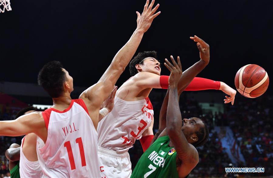 (SP)CHINA-GUANGZHOU-BASKETBALL-FIBA WORLD CUP-GROUP M-CHN VS NGR(CN)