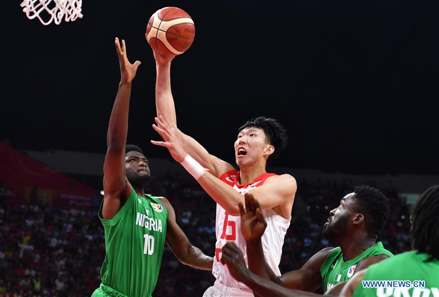 (SP)CHINA-GUANGZHOU-BASKETBALL-FIBA WORLD CUP-GROUP M-CHN VS NGR(CN)