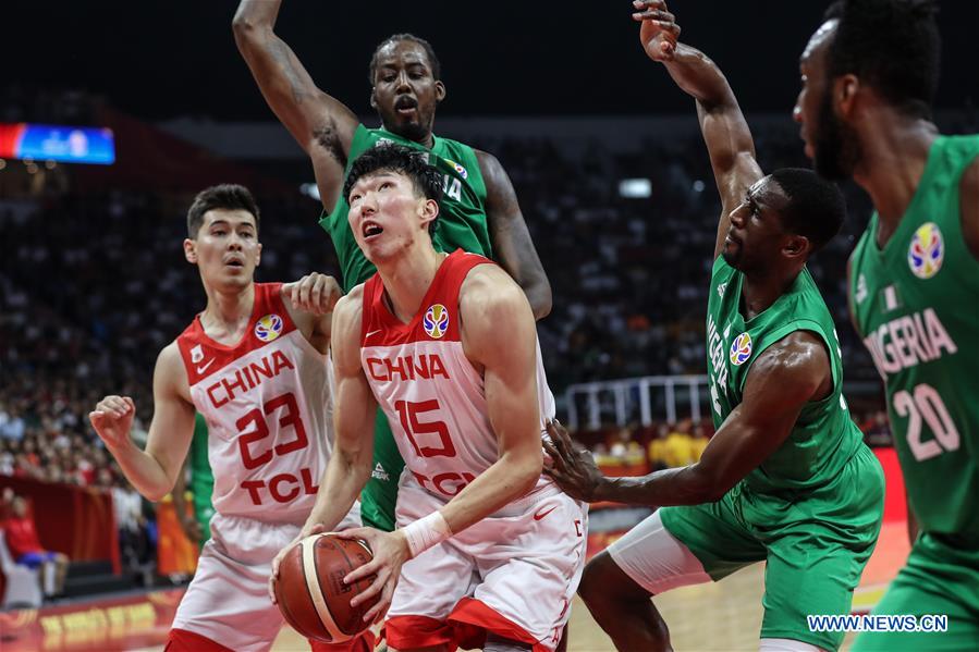 (SP)CHINA-GUANGZHOU-BASKETBALL-FIBA WORLD CUP-GROUP M-CHN VS NGR(CN)