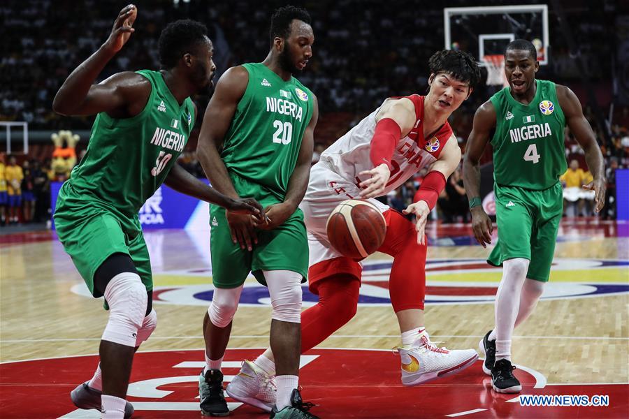 (SP)CHINA-GUANGZHOU-BASKETBALL-FIBA WORLD CUP-GROUP M-CHN VS NGR(CN)