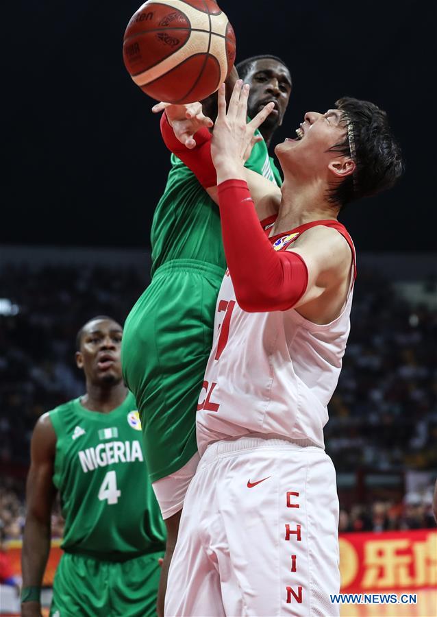(SP)CHINA-GUANGZHOU-BASKETBALL-FIBA WORLD CUP-GROUP M-CHN VS NGR(CN)