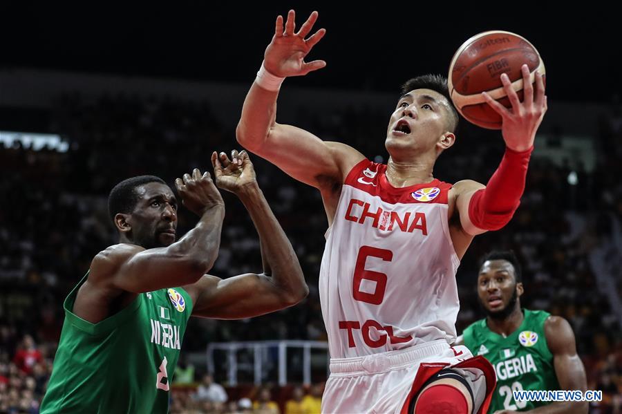 (SP)CHINA-GUANGZHOU-BASKETBALL-FIBA WORLD CUP-GROUP M-CHN VS NGR(CN)