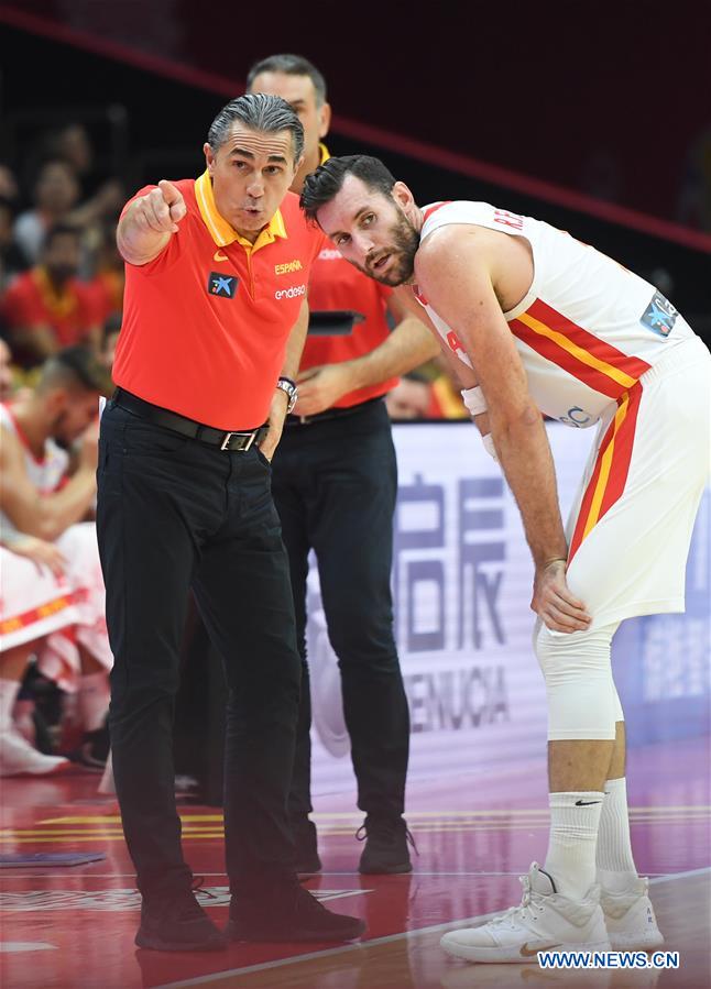 (SP)CHINA-WUHAN-BASKETBALL-FIBA WORLD CUP-GROUP J-ESP VS SRB (CN)
