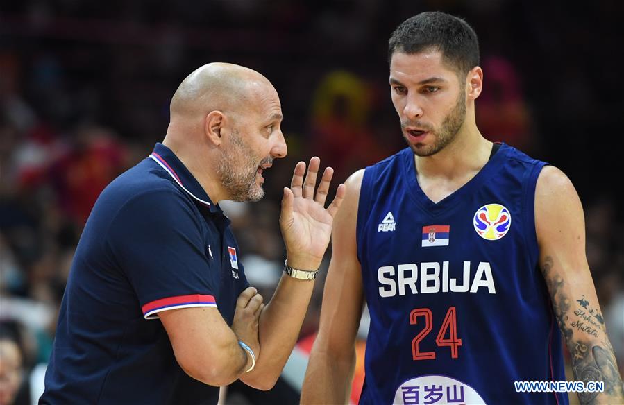 (SP)CHINA-WUHAN-BASKETBALL-FIBA WORLD CUP-GROUP J-ESP VS SRB (CN)