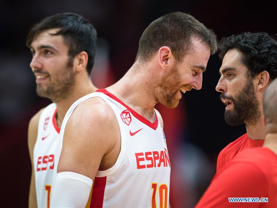 (SP)CHINA-WUHAN-BASKETBALL-FIBA WORLD CUP-GROUP J-ESP VS SRB (CN)