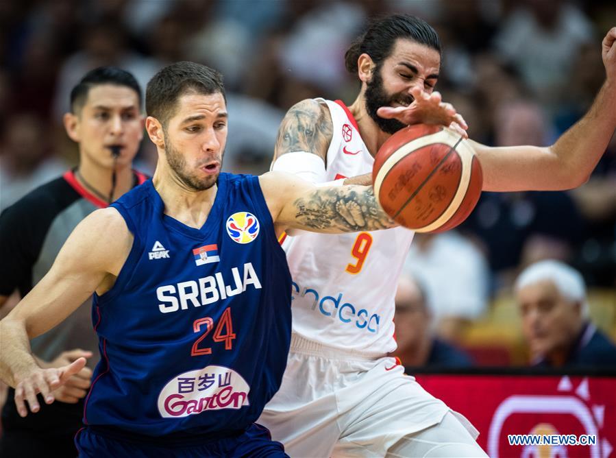 (SP)CHINA-WUHAN-BASKETBALL-FIBA WORLD CUP-GROUP J-ESP VS SRB (CN)