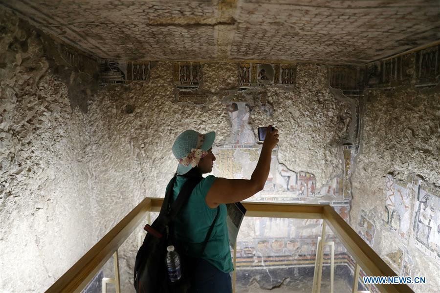 EGYPT-LUXOR-TOMBS-RESTORATION-OPENING