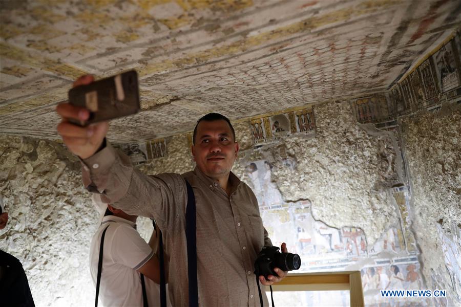 EGYPT-LUXOR-TOMBS-RESTORATION-OPENING