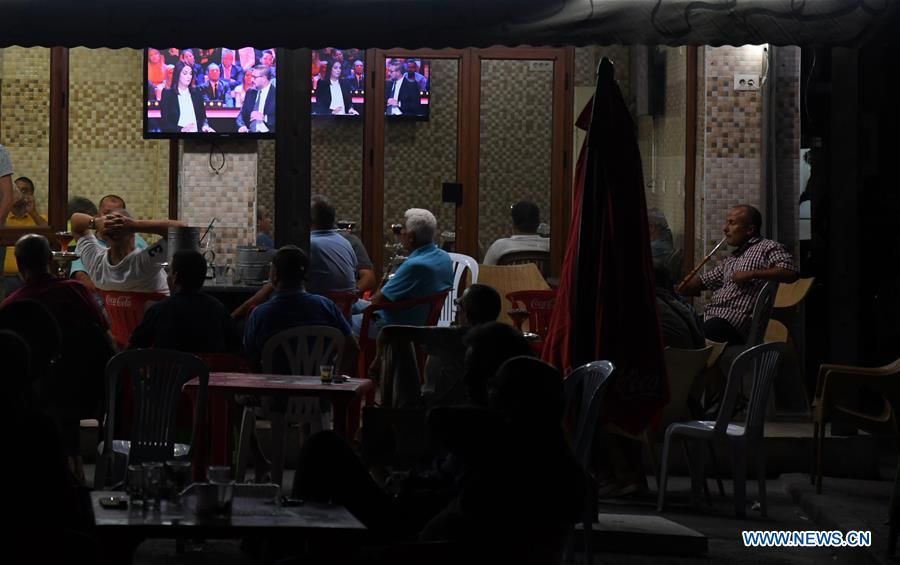 TUNISIA-TUNIS-PRESIDENTIAL CANDIDATES-TELEVISED DEBATE