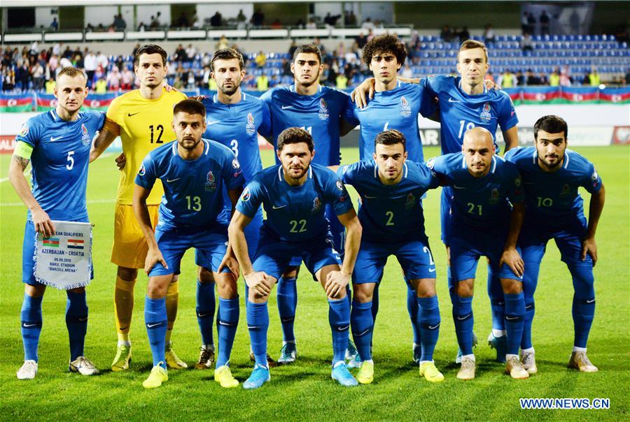 (SP)AZERBAIJAN-BAKU-FOOTBALL-UEFA-EUROPEAN QUALIFIERS