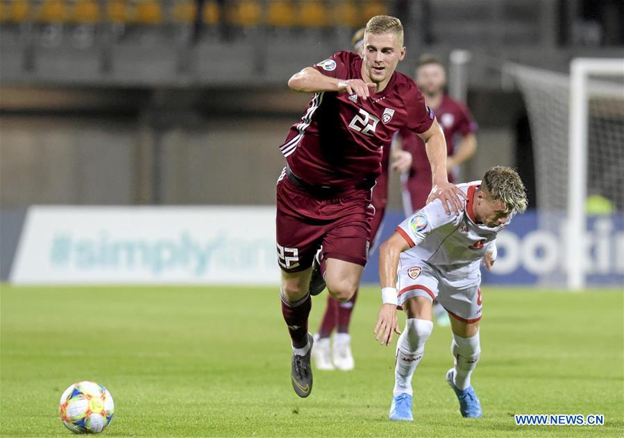 (SP)LATVIA-RIGA-FOOTBALL-UEFA EURO 2020-QUALIFIER-LATVIA VS NORTH MACEDONIA