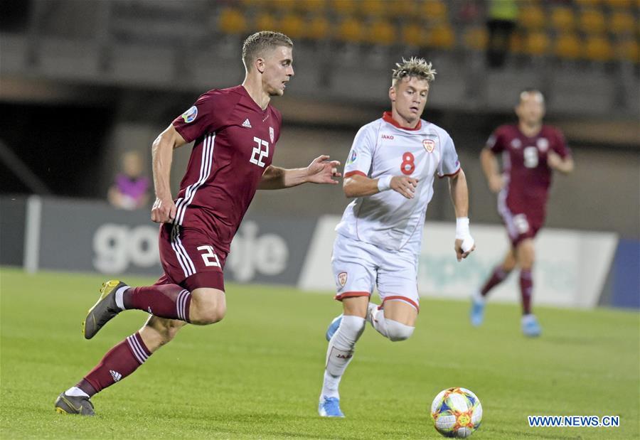 (SP)LATVIA-RIGA-FOOTBALL-UEFA EURO 2020-QUALIFIER-LATVIA VS NORTH MACEDONIA