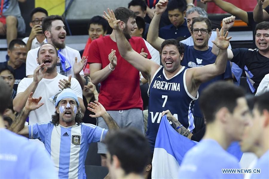 (SP)CHINA-DONGGUAN-BASKETBALL-FIBA WORLD CUP-QUARTER FINAL-ARGENTINA VS SERBIA (CN)