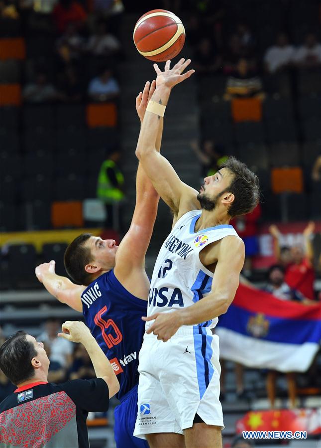 (SP)CHINA-DONGGUAN-BASKETBALL-FIBA WORLD CUP-QUARTER FINAL-ARGENTINA VS SERBIA (CN)