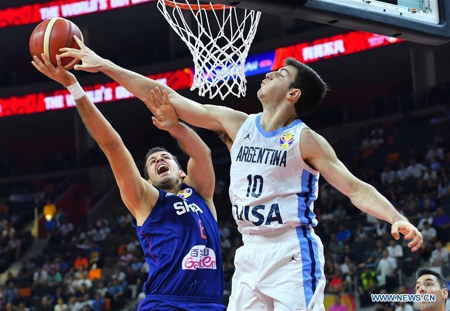 (SP)CHINA-DONGGUAN-BASKETBALL-FIBA WORLD CUP-QUARTER FINAL-ARGENTINA VS SERBIA (CN)