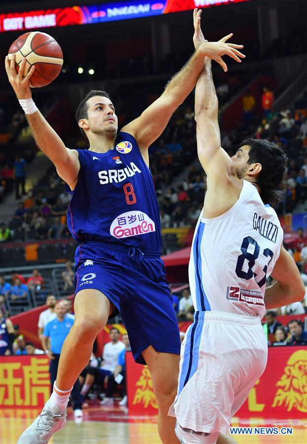 (SP)CHINA-DONGGUAN-BASKETBALL-FIBA WORLD CUP-QUARTER FINAL-ARGENTINA VS SERBIA (CN)