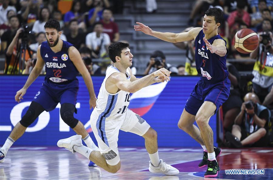 (SP)CHINA-DONGGUAN-BASKETBALL-FIBA WORLD CUP-QUARTER FINAL-ARGENTINA VS SERBIA (CN)