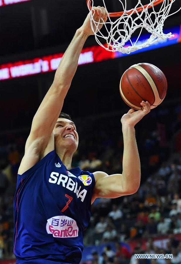 (SP)CHINA-DONGGUAN-BASKETBALL-FIBA WORLD CUP-QUARTER FINAL-ARGENTINA VS SERBIA (CN)